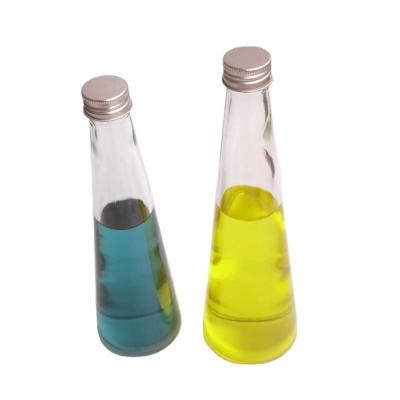 China Beverage Factory Wholesale Customized Glass Bottle Conical Clear Glass Beverage Bottle for sale