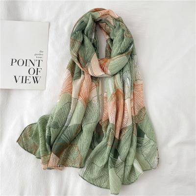 China Luxury Brand Female Hijab Women Cotton Scarf Ladies Famous Designer Viscous Canvas Muslim Winter Scarves Large for sale