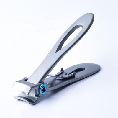 China Popular Exquisite Black Finger Texture Toenail Toenail Cutter Clipper Large With Leather Bag Package for sale