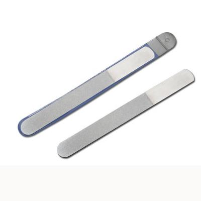 China 410 Stainless + Emery Stainless Steel Durable Household Nail Folder Personal Care Tool Nail Buffer Polish Tools for sale