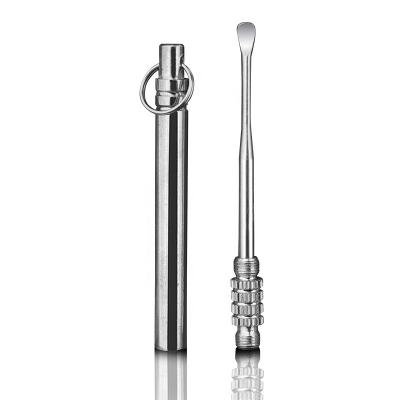 China Portable Convenient Removal Wax Toothpick Stainless Steel Earpick Stainless Steel Spiral Earpick Cleaning Tool for sale