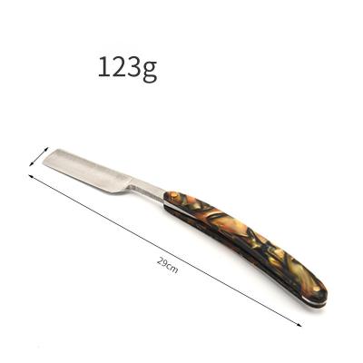 China Folding Blade Pocket Knife Sharp Yellow Handle Shaving Classic Folding Razor Women Razor for sale