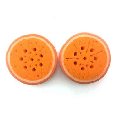 China EXFOLIATE Bathroom Tools Bath Sponge Fruit Bath Sponge Cartoon Cartoon Bath Cleaning Sponge for sale