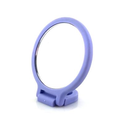 China New 2 x Magnifying Magnifying Makeup Mirror Portable Double Sided Handheld Makeup Vanity Colored Enumerating Smart Custom Custom for sale