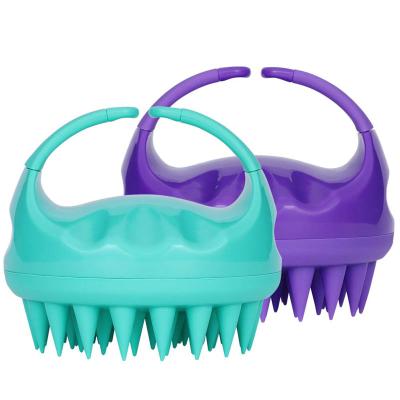 China Waterproof Silicone Pillow Scalp Massager Brush Hair Shower Brush Bath Spa Slimming Massage for sale