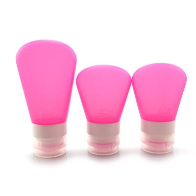 China Travel Silicone Cosmetics Travel Bottle Personal Care Cosmetics Storage Box for sale