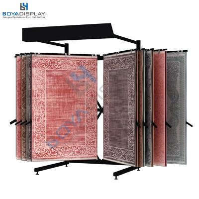 China Durable Perfect Quality Sample Rack Dot Purchase Floor Support Mat And Rack Display Roll Custom Display Rack for sale