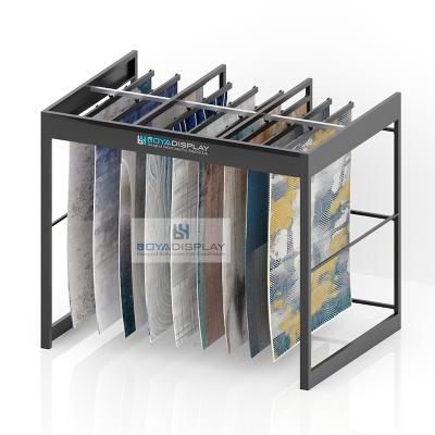 China Durable Boya Customized Carpet Price OEM/ODM Paging Display Steel Material High Quality And Best Display Stand for sale