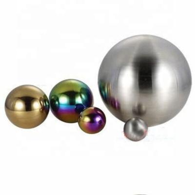 China Corrosion Resistance 304 Stainless Steel Diameter 100mm Hollow Sphere Steel Ball Plating Color Ball Te koop