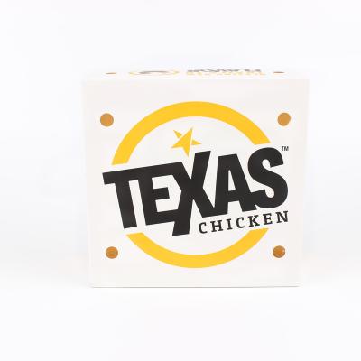 China Custom Logo Eco-Friendly Fast Food Packaging Box Fried Chicken Burger Food Packaging Box Recyclable And Environmentally Friendly for sale