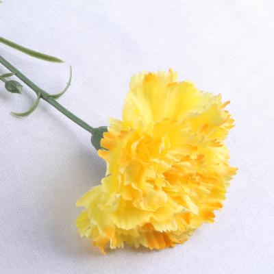 China High quality real touch nature artificial single stem carnation for living room decor for sale