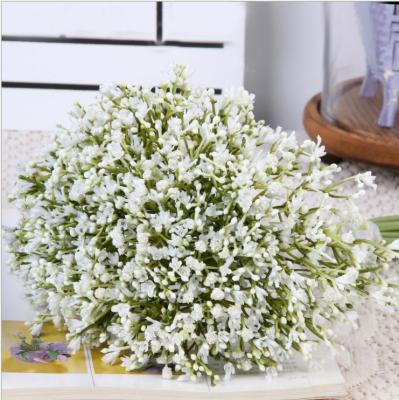 China 2020 Real Touch Nature New Product Artificial Babybreath Bouquet For Wedding Decoration for sale