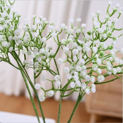 China Real Touch Nature Babysbreath Artificial Plastic Flower Bouquets For Wedding Decor for sale