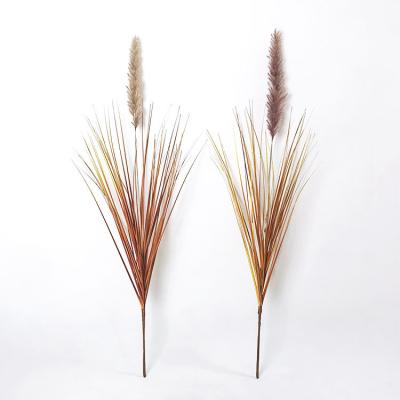 China Hot Selling Fake Real Touch Nature Plant Small Artificial Pampas Grass For Home Decoration for sale