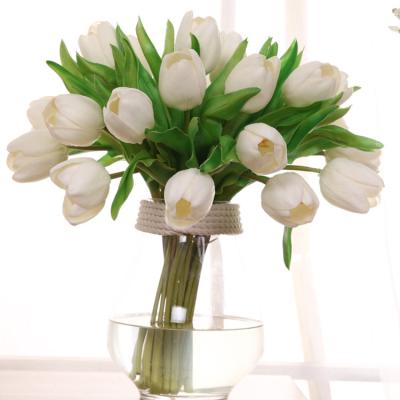 China Wholesale Real Touch Real Nature PU Touch Artificial Tulip For Decoration for sale