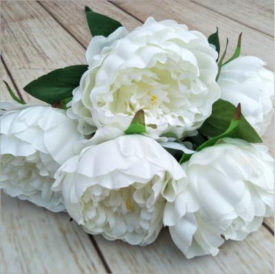 China Wholesale high quality real touch silk flower high quality real touch nature peony flower artificial peony flower for sale