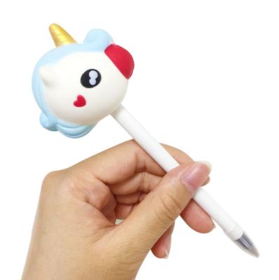 China 2020 Promotional Toy POP Toys Slow Rising Soft Pen Topper Decorations PU Toy Cartoon Pen Topper Cover for sale