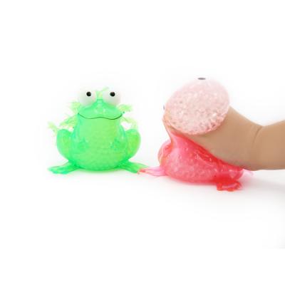 China Novelty Selling Juguetes Frog Ipop Artificial Soft Squishy Toys Popeyed Kids Adult Toys Sensory Soft Squishy Toy for sale