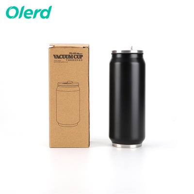 China Viable Hot Sale Double Wall Vacuum Stainless Steel Cola Bottle Cola Shape Sports Insulated Water Bottle for sale