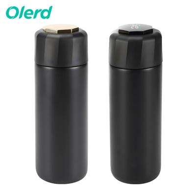 China Smart LED Temperature Display 400ml Vacuum Flask Temperature Display Stainless Steel Vacuum Insulated Thermos Bottle for sale