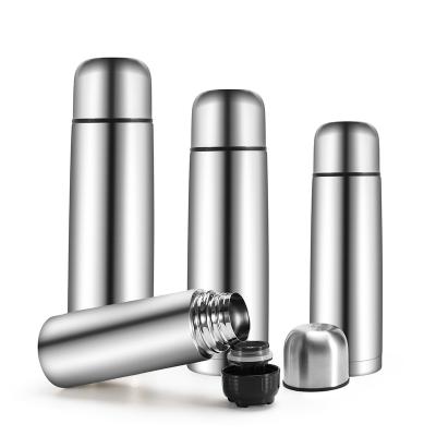 China Hot Sale Custom Bullet Business Double Wall Stainless Steel Vacuum Insulated Thermos Bottle for sale