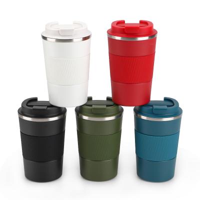 China 380ml 510ml Travel Sustainable Coffee Tumbler Custom Cup Stainless Steel Coffee Mug for sale