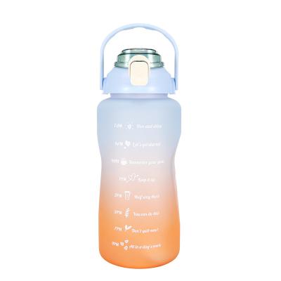 China Large Capacity Space Water Cup Super Convenient Travel High Temperature Resistant Color Gradient Water Bottle Sports Water Cup for sale