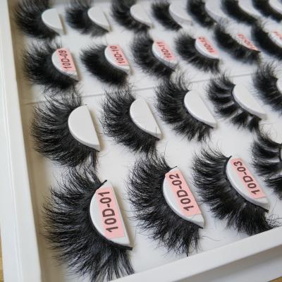 China Durable Wholesale Custom Mink Lashes Lashes 3d Box Full Strip Mink Lashes Vendors 25mm Dramatic Volume for sale