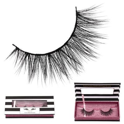 China Deluxe Create Your Own Brand Siberian Mink Strip Lashes Private Label 3d Mink Eyelashes for sale