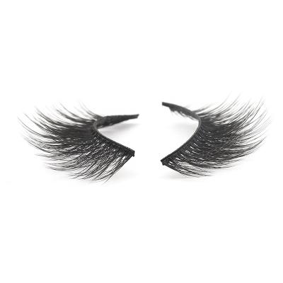 China Luxury Synthetic 3D Silk Pre Bonded False Eyelashes Mink Lashes for sale