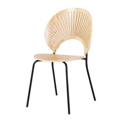 China Chinese Style Modern Creative Personality Hotel Wooden Dining Chair for sale