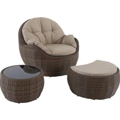 China Modern Outdoor Garden Furniture Home Garden Leisure Wicker Rattan Sofa Chair for sale