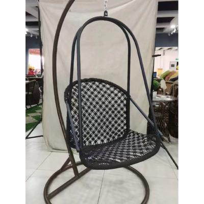 China Modern Outdoor Balcony Chair Leisure Rattan Hanging Basket Chair for sale