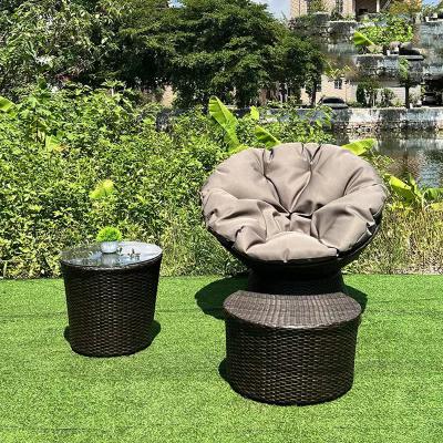 China Traditional Outdoor Patio Swivel Lounge Chair Rattan Sofa Chair Recliner Velvet Swivel Leather Dining Chair for sale