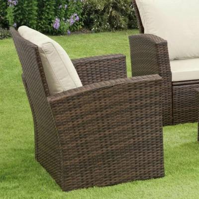 China Modern Hot Sale Outdoor Comfortable Rattan Woven Leisure Sofa for sale