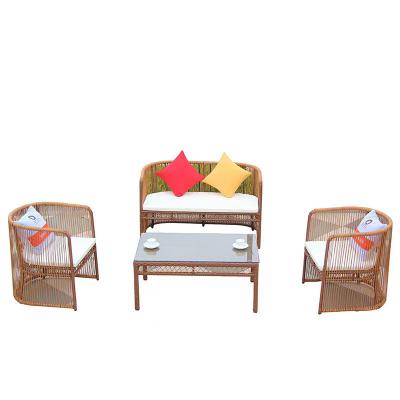 China Comfortable Weaving Woven Rattan Modern Outdoor Leisure Sofa Furniture for sale