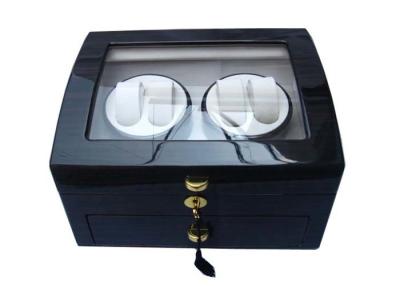 China Wooden Automatic Watch Winder Box Luxurious Wooden Watch Storage Box for sale