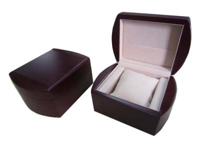 China Elegant Decorative Wooden Watch Boxes For Gift Packaging Square Shape for sale