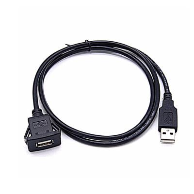 China Square Clasp Type C Cable Price USB Cable Phone Usb 2.0 A Female To Male Extension Panel Mount Communication Usb Cables for sale