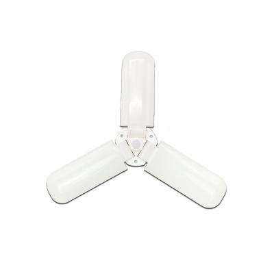 China Indoor E27 led deformable low-bay light with motion sensor for garage human body induction fan light fan blade light for sale