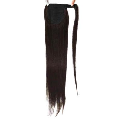 China Wholesale Raw Virgin Brazilian Silky Straight Wave Hair Ponytail Extensions for sale