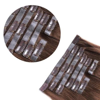 China Silky Straight Wave Best New Products PU Seamless Skin Weft Hot Selling Weft Clip In Hair Extension for sale