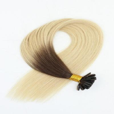 China Silky Straight Wave Keratin U Tip Ombre Fusion Hair Extensions for sale