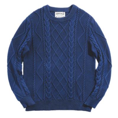 China Hot selling high quality crew neck anti-pilling mans sweater for sale