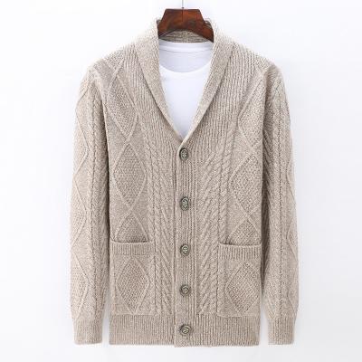 China Anti-wrinkle 2020 Winter New Style Autumn New Style Turn-down Collar Cardigan Men's Sweater for sale