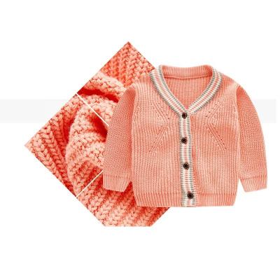 China 2022 Anti-Shrink New Design Wholesale Kids Single Breasted Cotton Knitwear Sweater Cardigan for sale