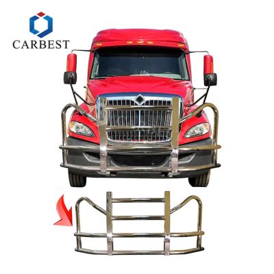 China 2021 AMERICAN TRUCK DEER GUARD CHROME AMERICAN GUARD 304 SS CHROME WITH BRACKETS FOR FREIGHTLINER CASCADIA 07-14 for sale