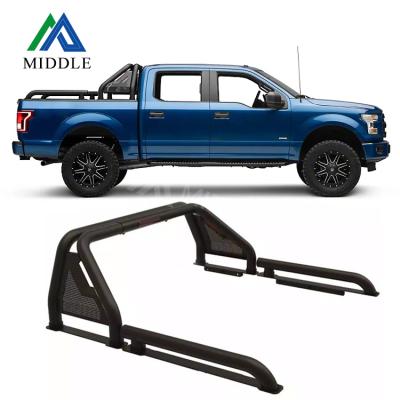 China 2022 Hot Selling Black Popular American Truck Top Selling Universal Universal 4X4 Power Liner Bed Roll Bar For Ford F150 Dodge Ram for sale