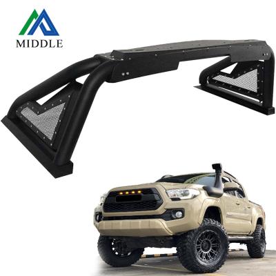 China Hot Selling Black Popular American Truck Universal Top Selling Universal 4X4 Bed Coating Power Finish Roll Bar For Ford F150 & Raptor Go Rhino for sale