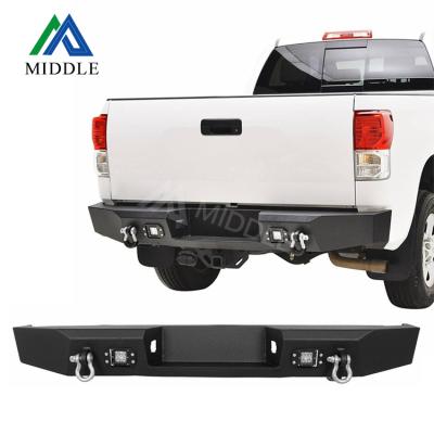 China Polished Finish 2021 Hot Sale American Truck Stainless Steel Rear Bumper Bull Bar For TOYOTA TUNDRA 2007-2013 for sale